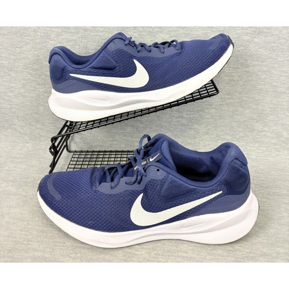 Nike Other - Nike‎ Revolution 7 Sneakers Mens 10.5 Navy Blue White Running